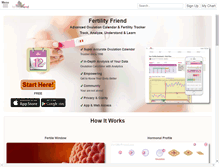 Tablet Screenshot of fertilityfriend.com